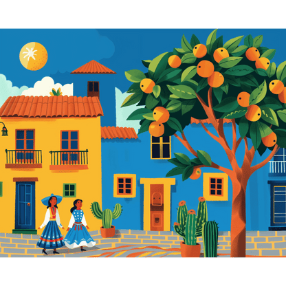 Amigos | Paint by Number- Paint by Numbers