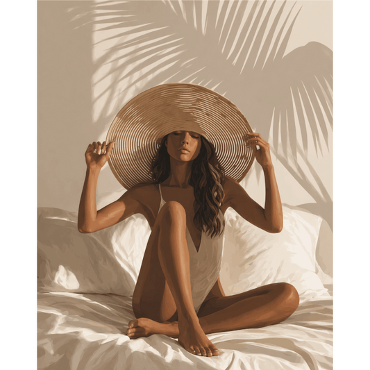 Sunlit Muse | Paint by Number- Paint by Numbers