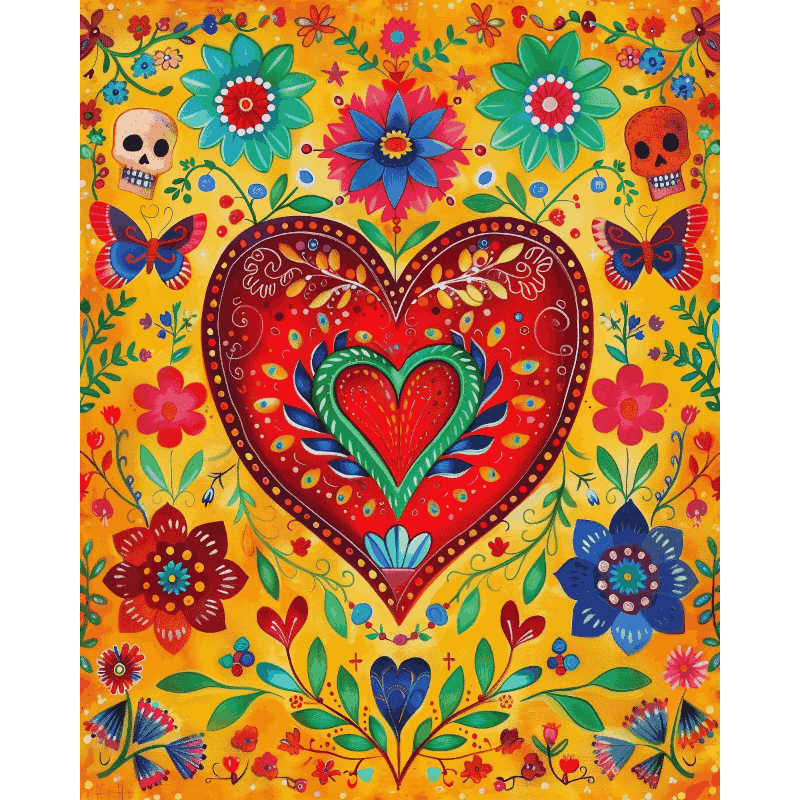 Sacred Heart | Paint by Number- Paint by Numbers