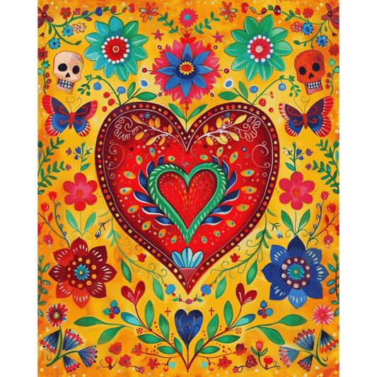 Sacred Heart | Paint by Number- Paint by Numbers