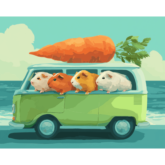 Viaggio Verdure | Dipingi con i Numeri-Dipingi con i Numeri