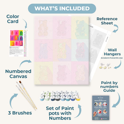 Pop Art Gummies | Paint by Number