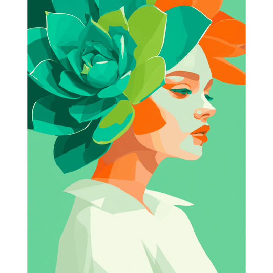 Modern Nymph | Paint by Number- Paint by Numbers