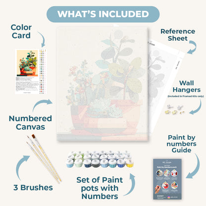 Succulent Aesthetic | Paint by Number