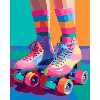 80`s Vibe | Paint by Number- Paint by Numbers