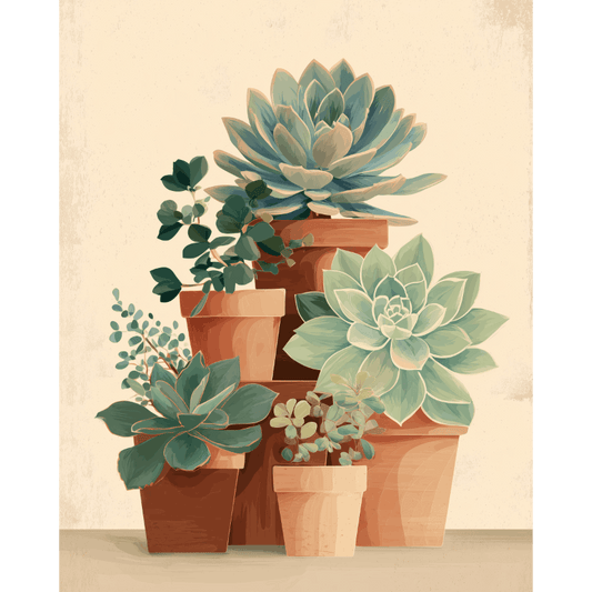 Minimal Botanica | Paint by Number- Paint by Numbers