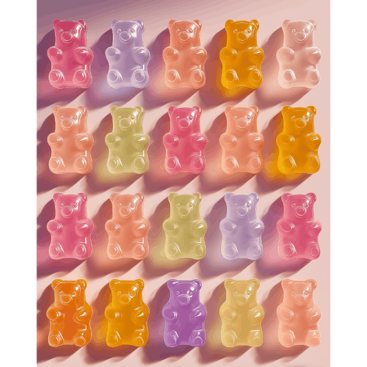 Gummy Bears | Paint by Number- Paint by Numbers