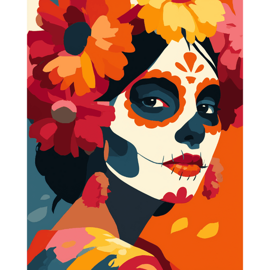 Day of Dead | Paint by Number- Paint by Numbers