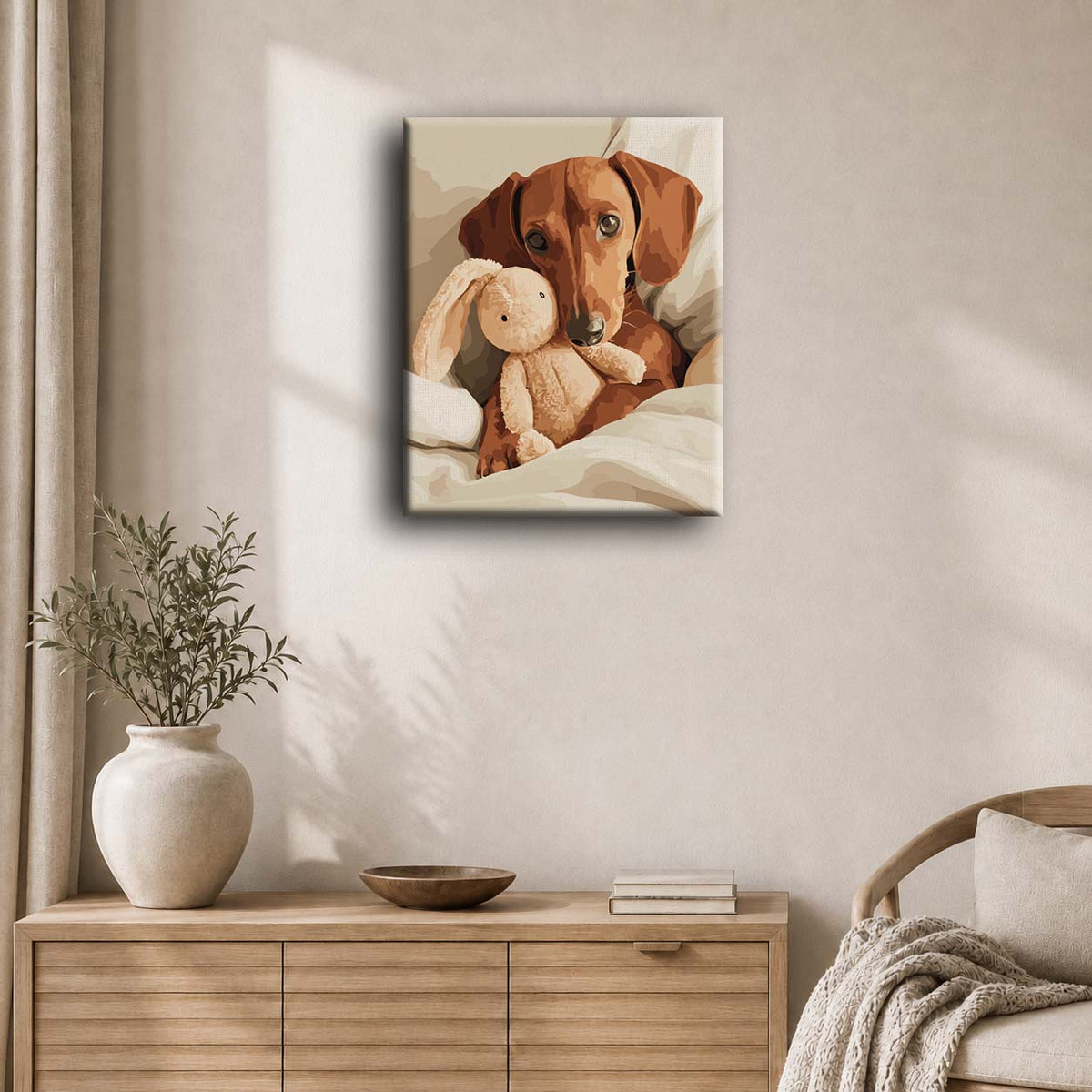Godnattklem | Maleri etter tall