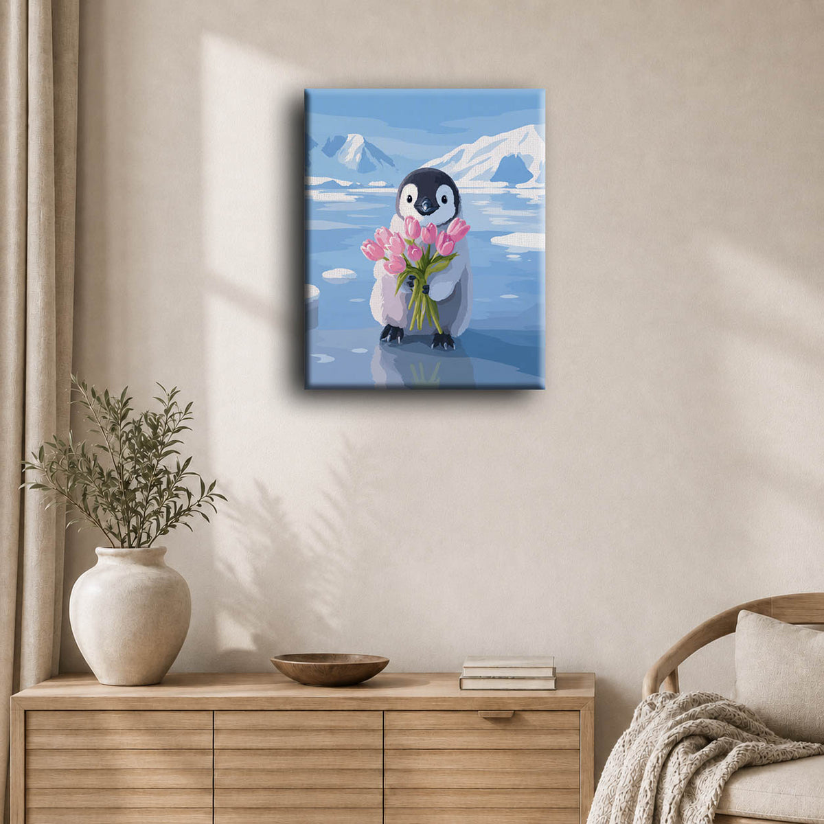 Pingviininpoikanen | Numeromaalaus