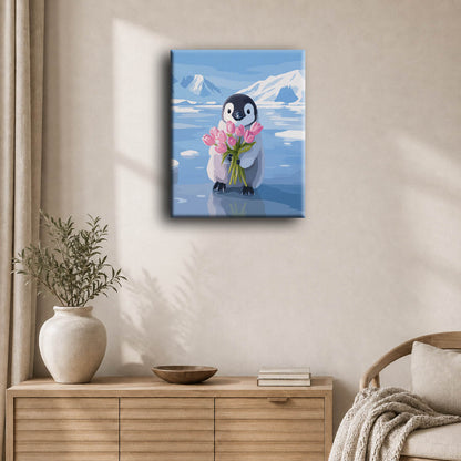 Pingviininpoikanen | Numeromaalaus