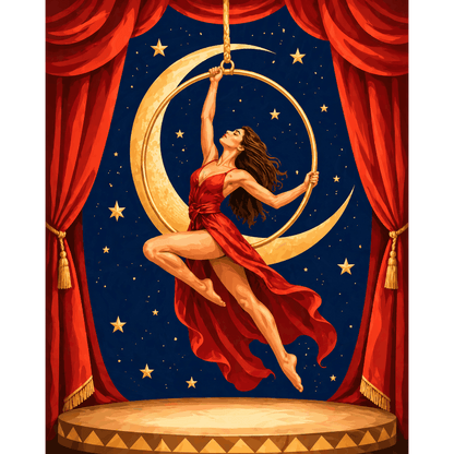 Circus Diva | Paint by Number- Paint by Numbers