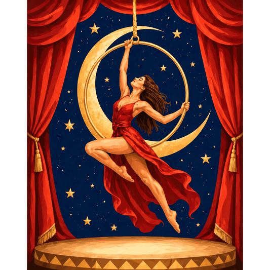 Circus Diva | Paint by Number- Paint by Numbers