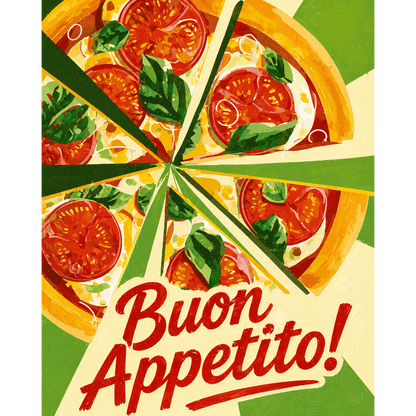 Buon Appetito | Paint by Number- Paint by Numbers