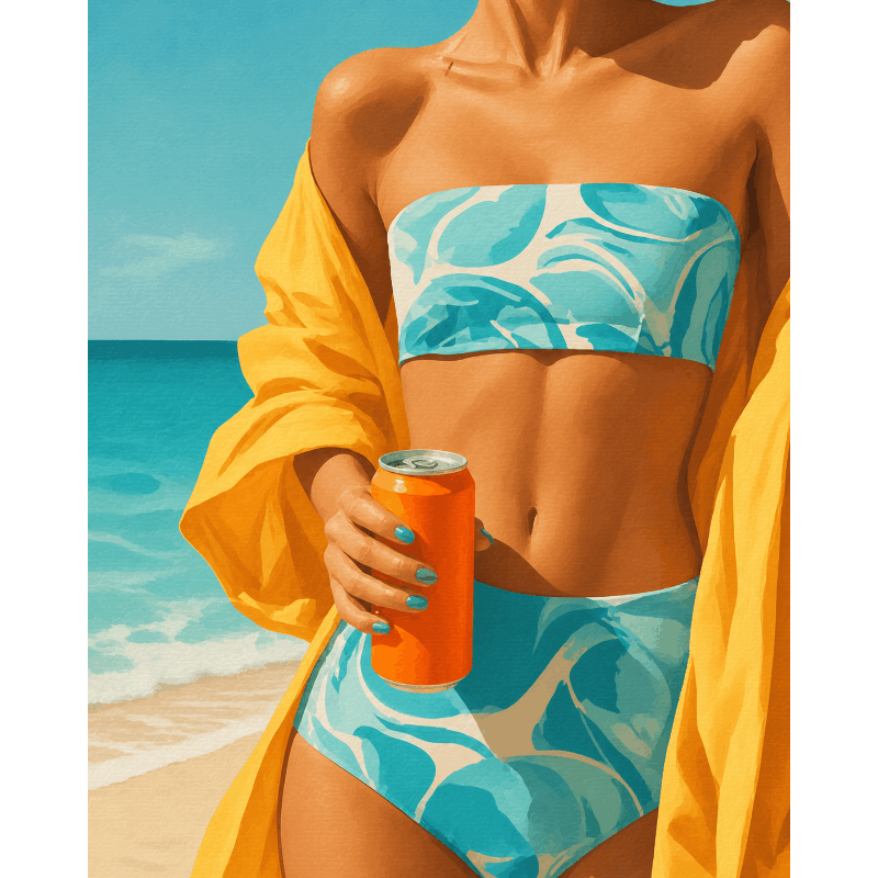 Summer Vacation | Paint by Number- Paint by Numbers