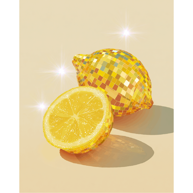 Disco - Lemon | Paint by Number- Paint by Numbers