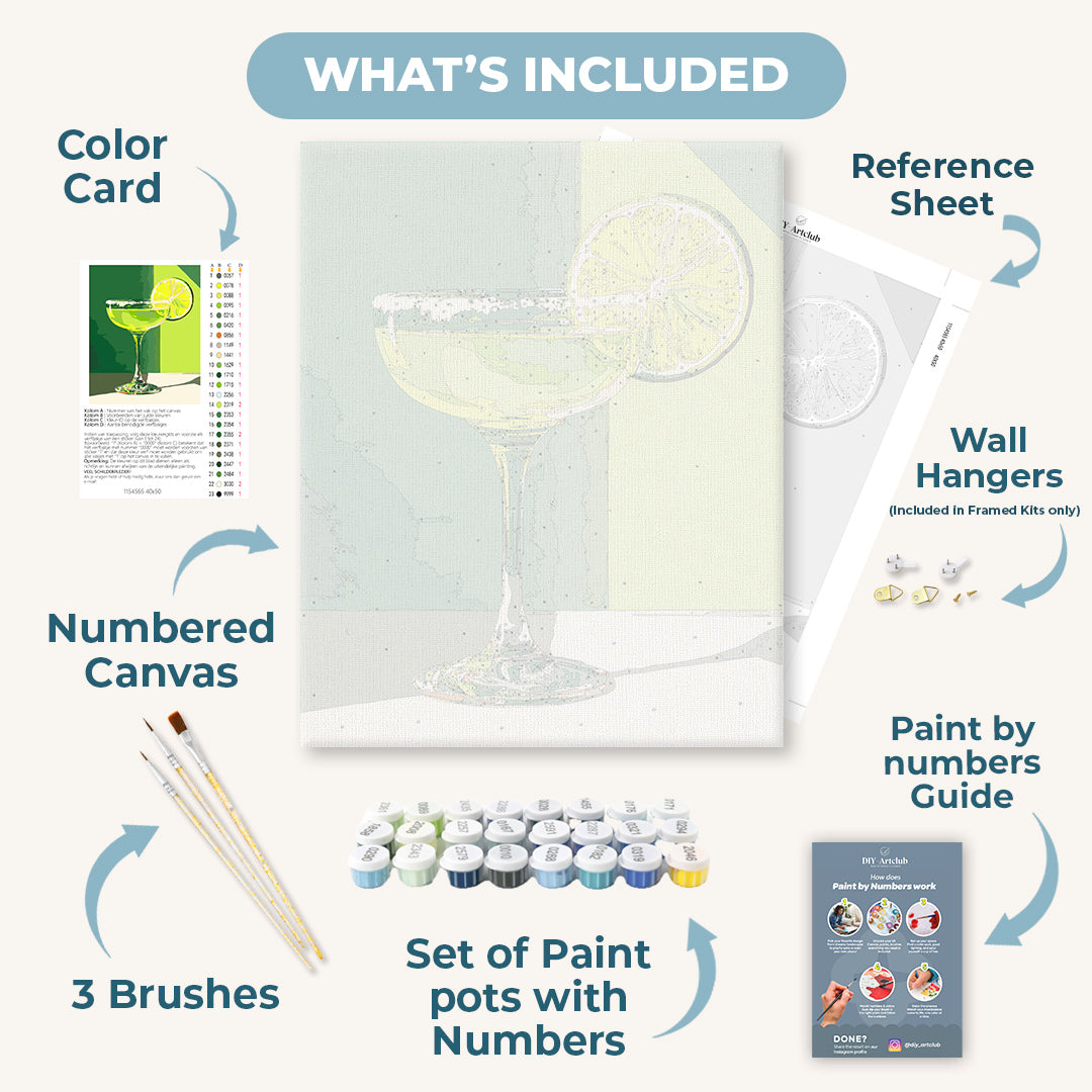 Lime Margarita | Paint by Number