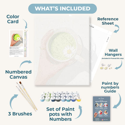 Matcha Latte | Paint by Number