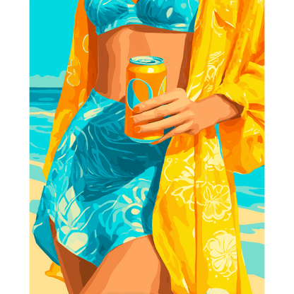 Sun is Shining | Paint by Number- Paint by Numbers