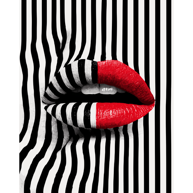 Bold Expression | Paint by Number- Paint by Numbers