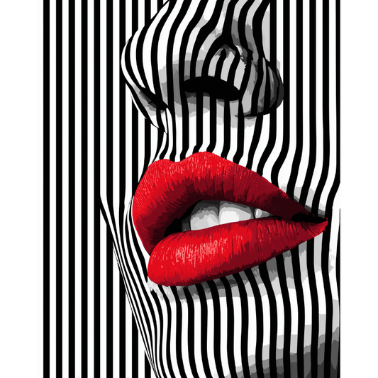 Striped Seduction | Paint by Number- Paint by Numbers