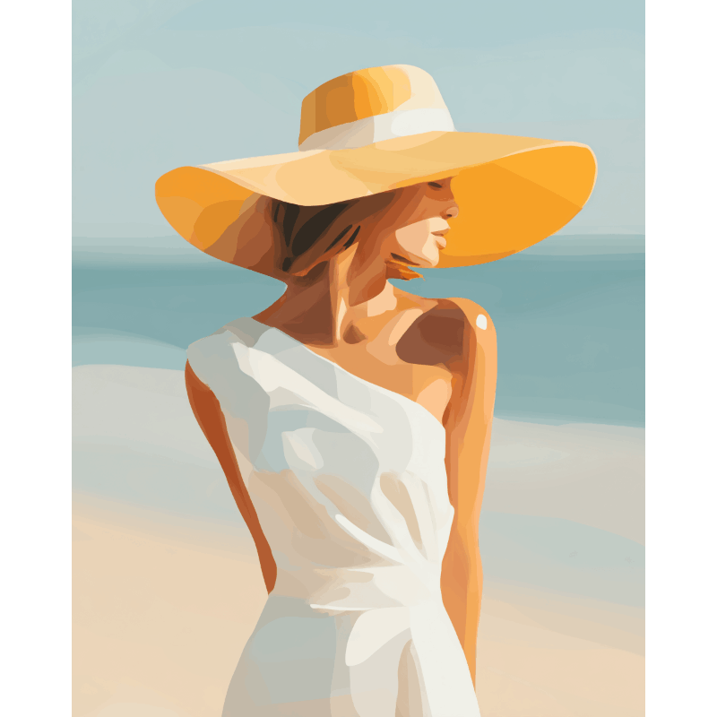 Summer Elegance | Paint by Number- Paint by Numbers