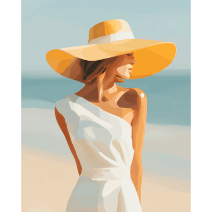 Summer Elegance | Paint by Number- Paint by Numbers