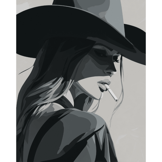 Silent Attitude | Paint by Number- Paint by Numbers