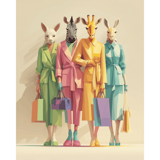 Wild Couture | Paint by Number- Paint by Numbers