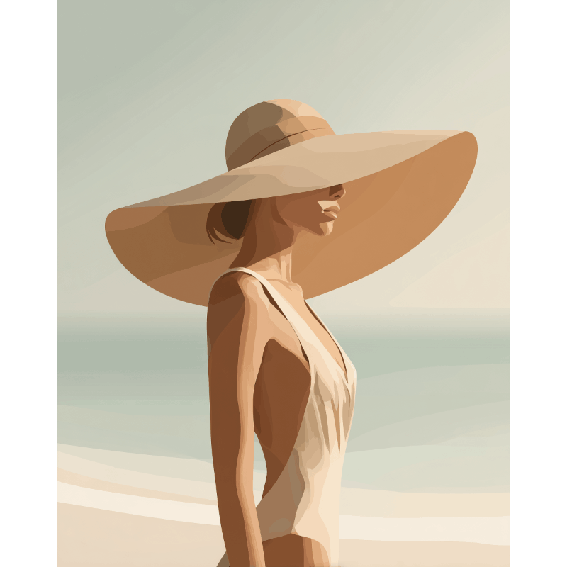 Coastal Grace | Paint by Number- Paint by Numbers