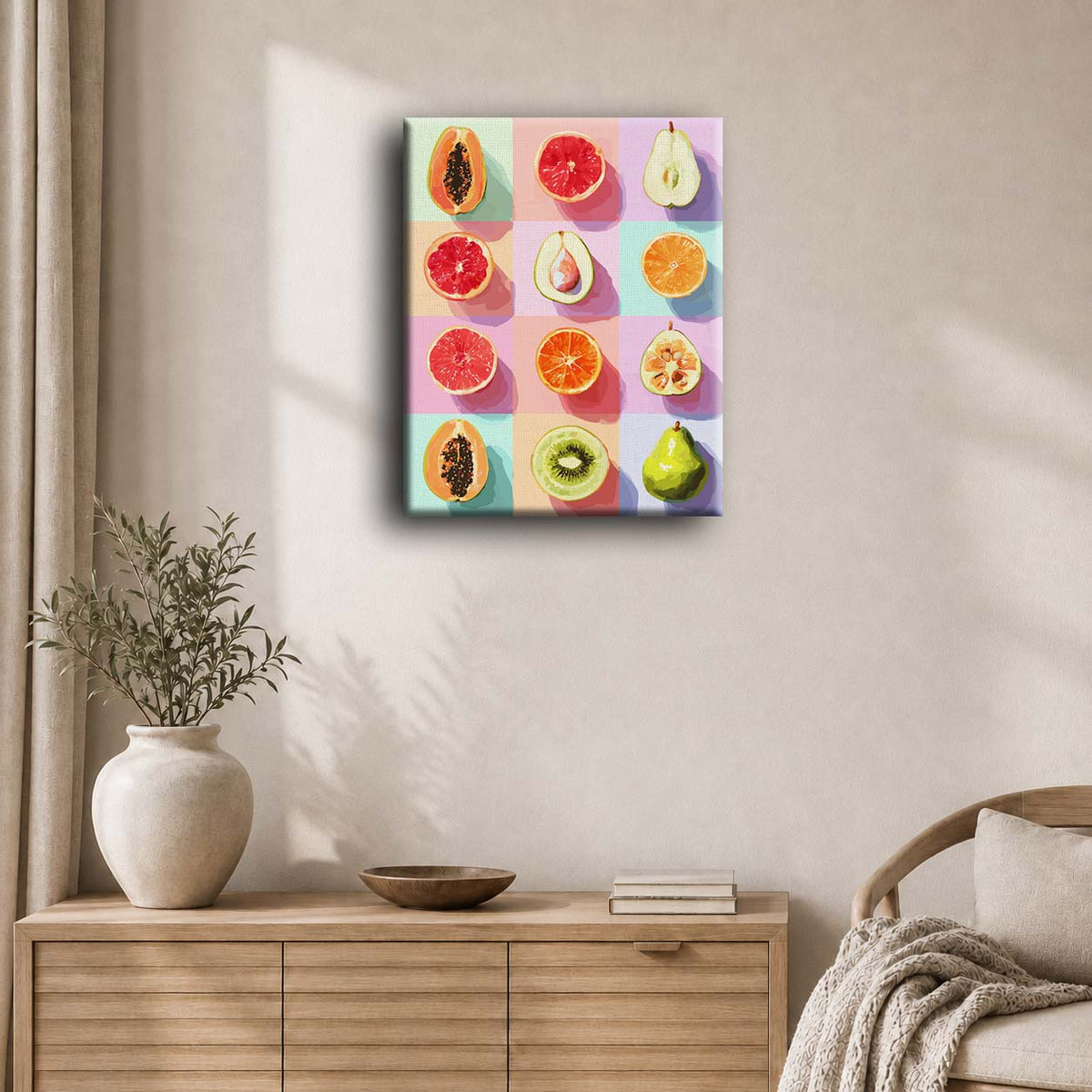 Fruit Mosaic | Paint by Number