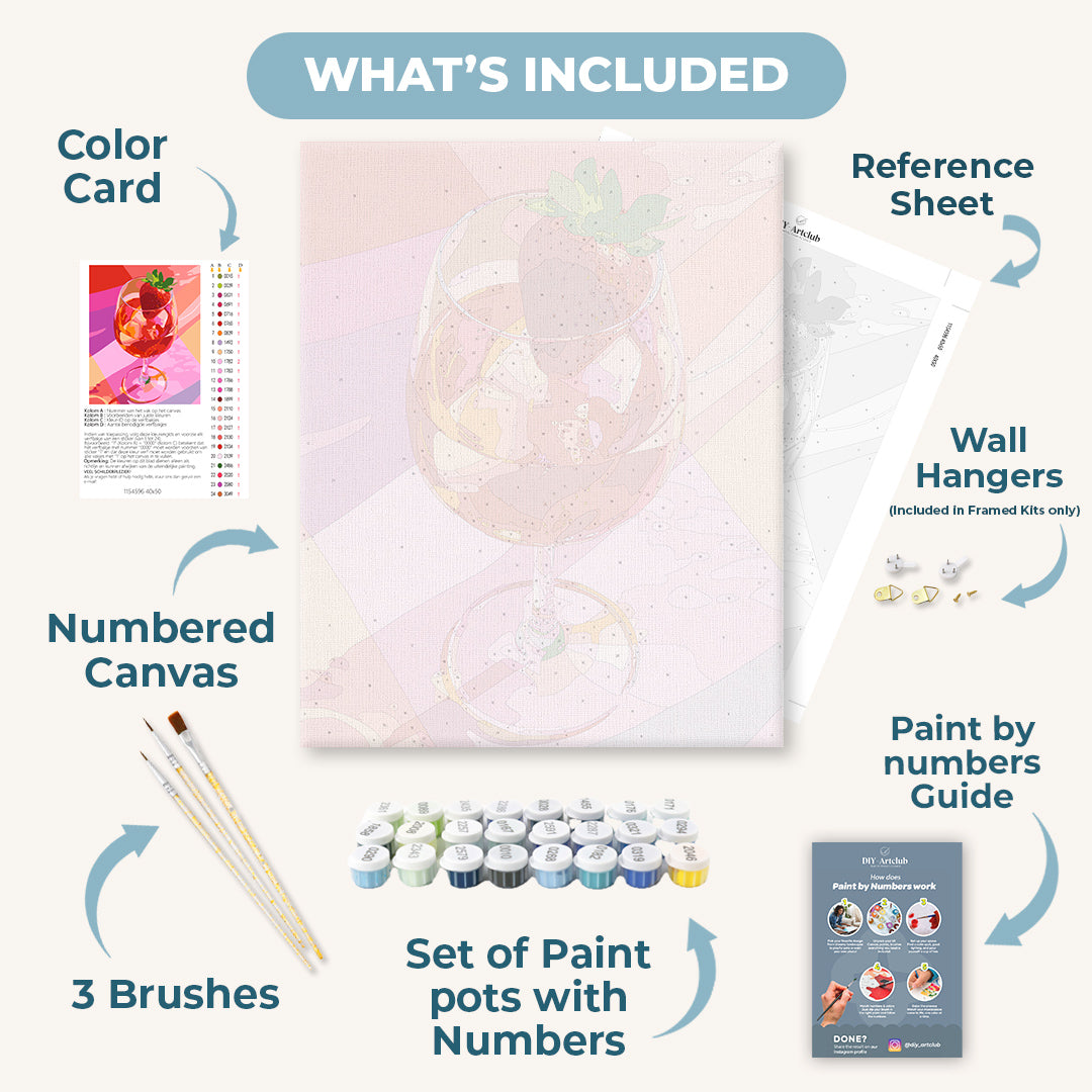 Strawberry Taste | Paint by Number