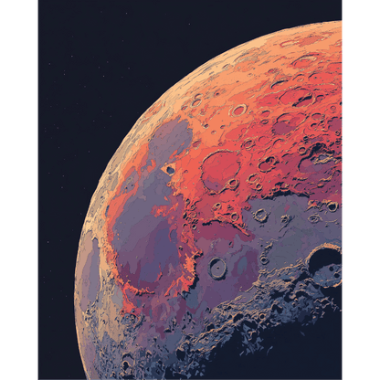 Moon Side | Paint by Number- Paint by Numbers