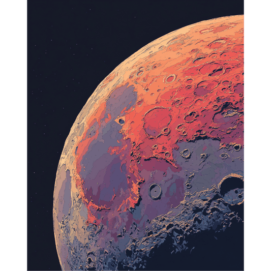 Moon Side | Paint by Number- Paint by Numbers