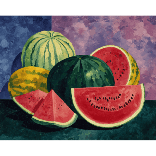 Watermelons | Paint by Number- Paint by Numbers