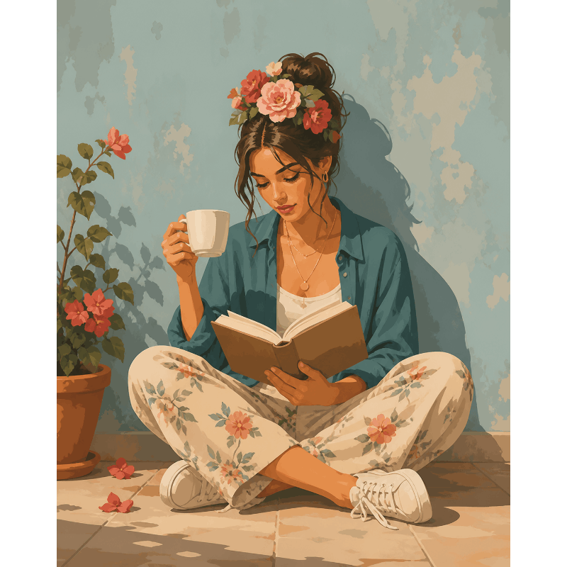 Floral Escape | Paint by Number- Paint by Numbers