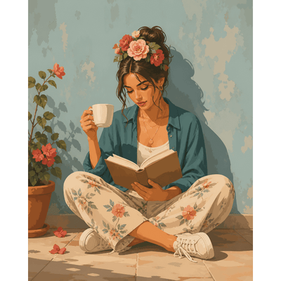 Évasion florale | Peinture à numéros