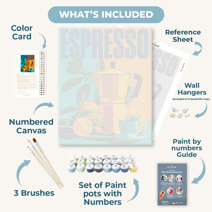 Expresso tonifiant | Peinture par numéros