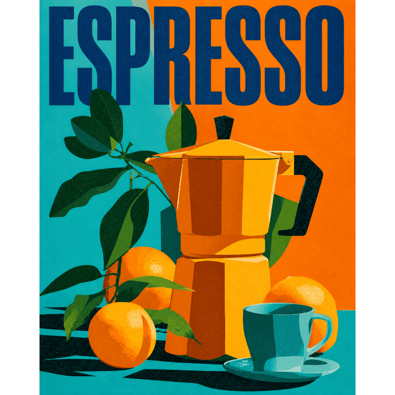 Espresso Vivifiant | Peinture par numéros