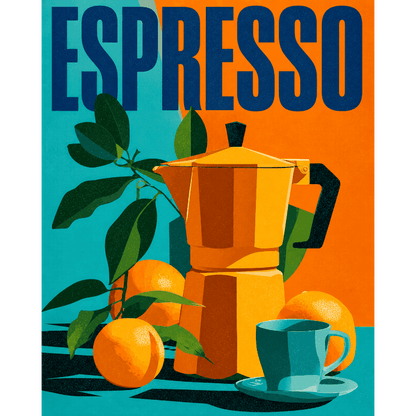 Espresso Vivifiant | Peinture par numéros