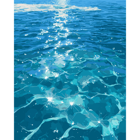 Open Water | Paint by Number- Paint by Numbers