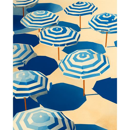 Cheerful Umbrella`s | Paint by Number- Paint by Numbers