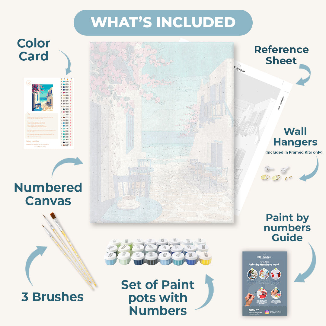 Mediterranean travel | Paint by Number