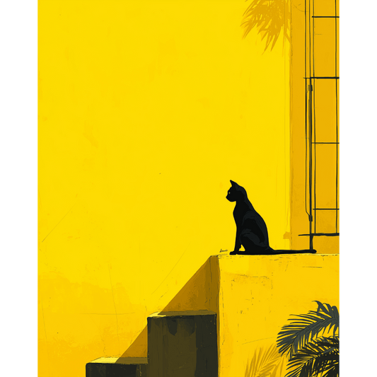 The Yellow Wall | Paint by Number- Paint by Numbers