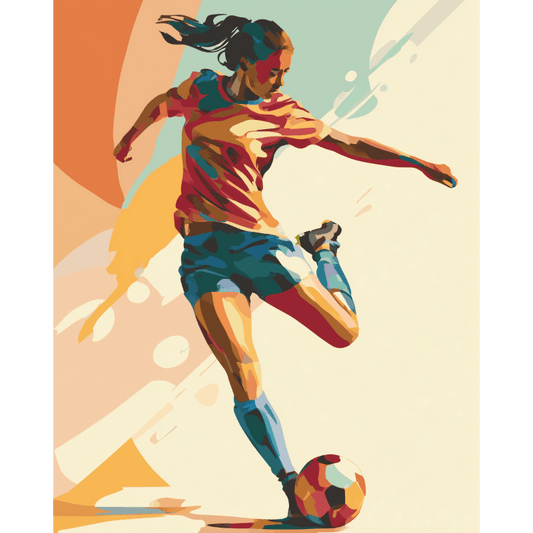 Soccer Energy | Paint by Number- Paint by Numbers