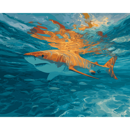 Blue Depths | Paint by Number- Paint by Numbers