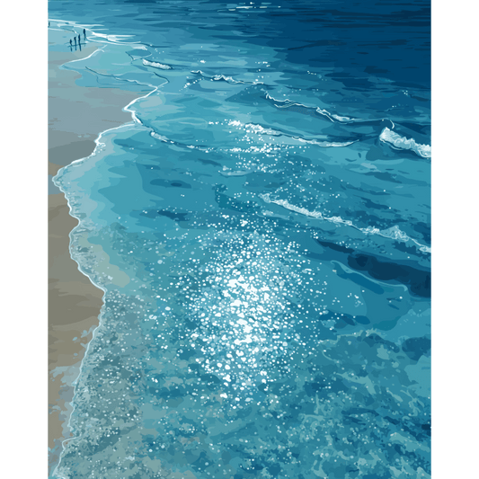 Endless Ocean | Paint by Number- Paint by Numbers