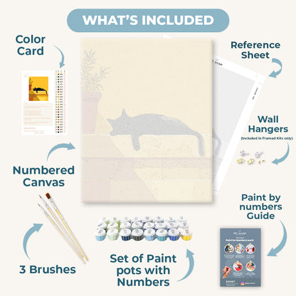 Stairs Cat | Paint by Number
