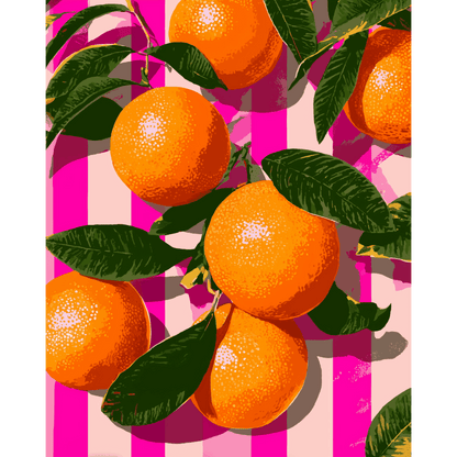 Citrus Crush | Paint by Number- Paint by Numbers
