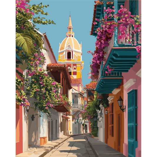 Cartagena | Paint by Number- Paint by Numbers